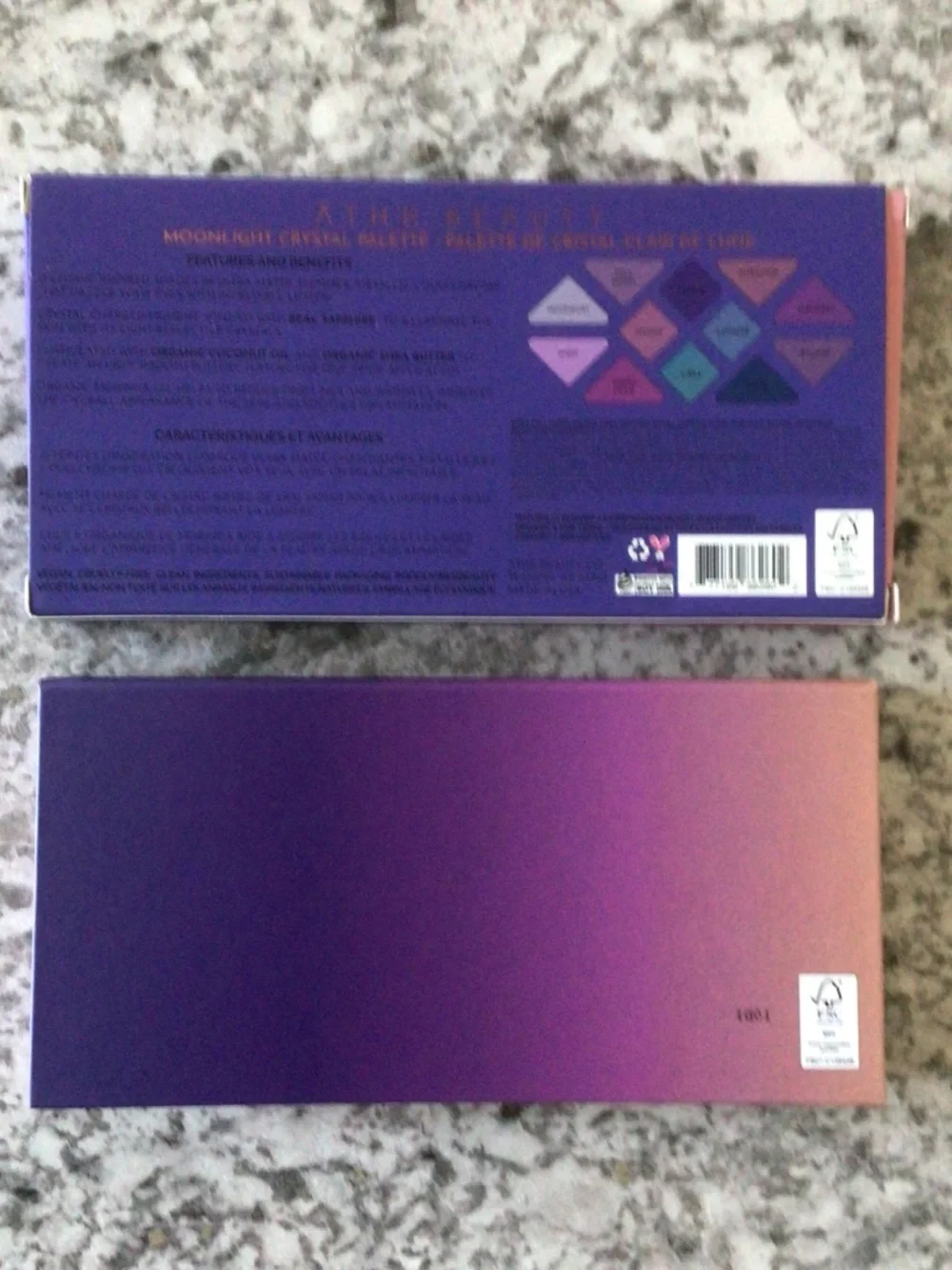 ATHR Beauty Moonlight Crystal Eyeshadow Palette, New